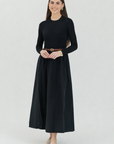 Collar pointelle Maxi Black