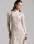 Seamless knit Turtleneck - Tan