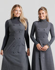 Double Breasted Jumper - Grey