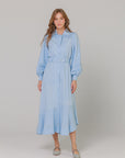 Sky Shirt Dress