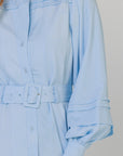 Sky Shirt Dress