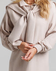 Sailor Sweater Dress - Tan