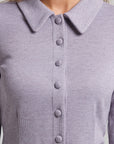 Cinched Waist Cardi - Lavender