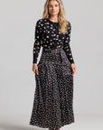 Printed Cardigan - Black