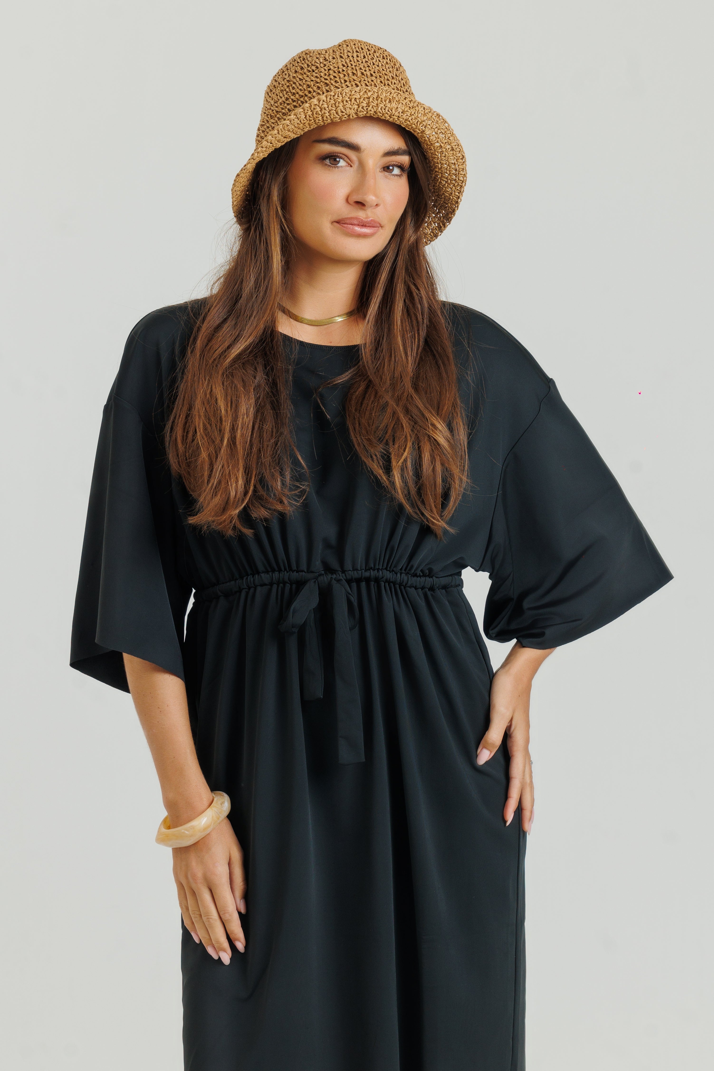 The Pool Dress Black