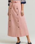 Trench Skirt Pink