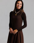 Tweed Jumper - Brown