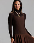 Tweed Jumper - Brown