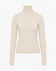 Seamless knit Turtleneck - Tan