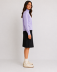 Short Slip Skirt - Black
