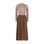 Two tone pointelle Maxi Brown