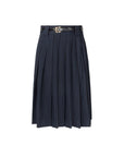 Pinstripe Skirt Navy