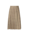 Plaid Pleated Skirt
