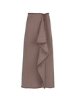 Herringbone Skirt Brown