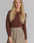 Plaid Pleated Skirt