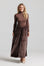 Velvet Lace V Maxi - Brown