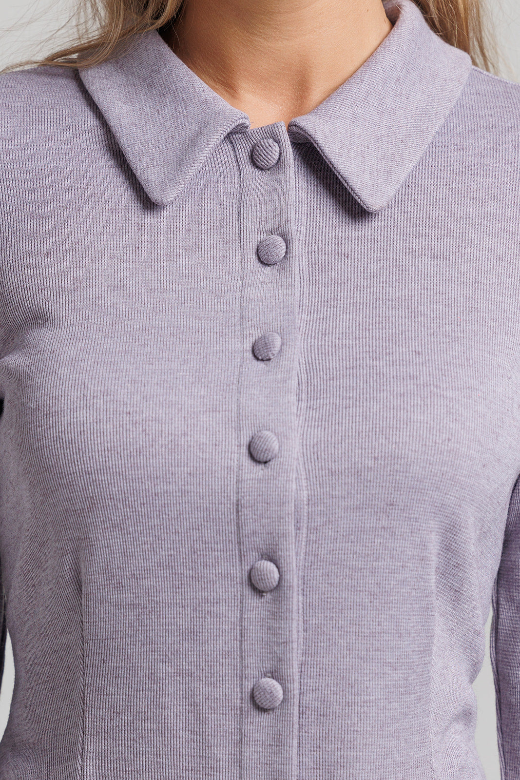 Cinched Waist Cardi - Lavender