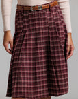 Plaid Skirt - Pink