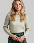 Layered Vest Sweater - Mint
