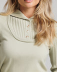 Layered Vest Sweater - Mint