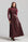Wool Wrap Jumper - Plum