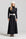 Wool Wrap Jumper - Black