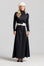 Wool Wrap Jumper - Black