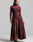 Corset Jumper - Maroon