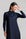 Leather Patch Turtlenck - Navy