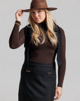 Buckle skirt black