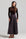 Velvet Pinstipe Dress - Cocoa Brown