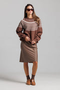 Short Slip Skirt - Mushroom