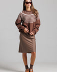 Short Slip Skirt - Mushroom