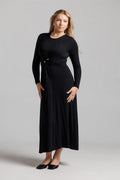 Draped Knot Maxi - Black