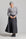 Wool Polka Dot Skirt - Grey