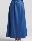 Pinstripe Midi - Blue