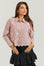 Scalloped Blouse Maroon