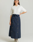 Trench Skirt Navy