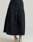 Drop Waist Skirt Black