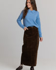 Brown Corduroy skirt