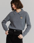 Grey Corduroy Skirt