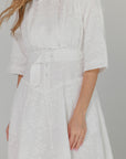 White Eyelet Dress