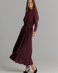 The Wrap Jumper plum