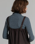 Pinstripe Slip Jumper Brown