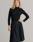 Pleated Skirt Black
