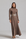 Shoulder Pad Dress - Camel