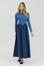 Collar Pointelle Maxi  Blue