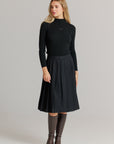 Pleated Skirt Black