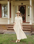 Double Buckle Maxi  Pale Yellow
