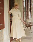 Double Buckle Maxi  Pale Yellow